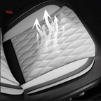 Funda de Asiento Universal Brutus en Cuero Legítimo con Airbag + REGALOS: Alfombra de Cuero y Funda para Volante