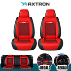 Funda Universal para Auto OverDrive en Cuero Legítimo con AirBag + REGALOS: Alfombra de Cuero y Funda para Volante